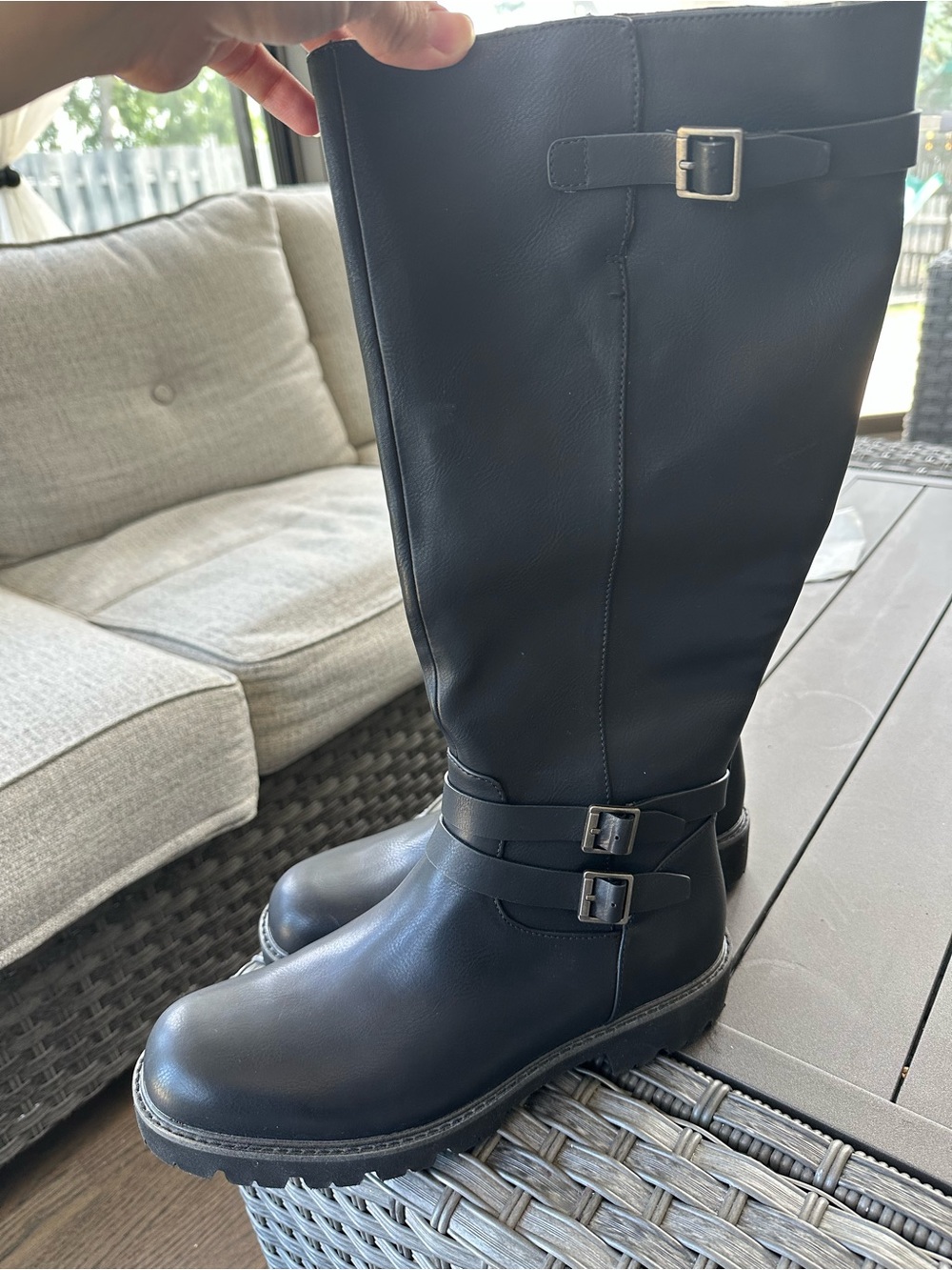 Korks Floral Lined Ankle Boots - Size 8.5M